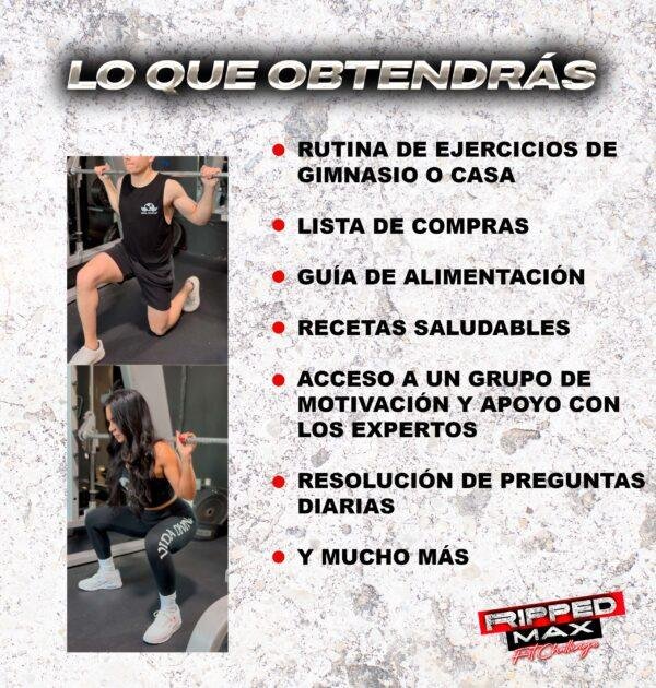 Reto Ripped Max Fit Challenge - Imagen 2